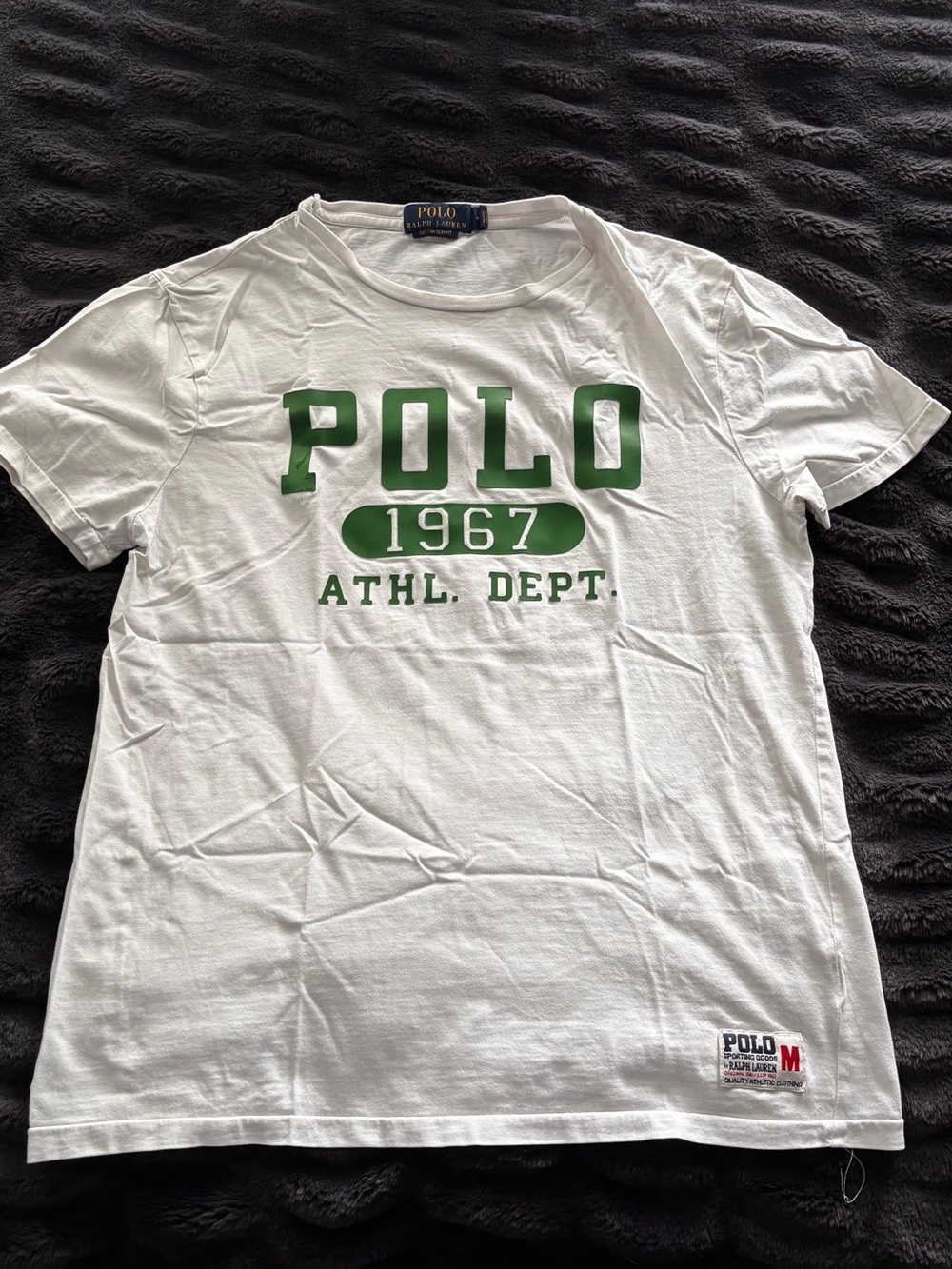 Ralph Lauren White Tee with  Embroidery